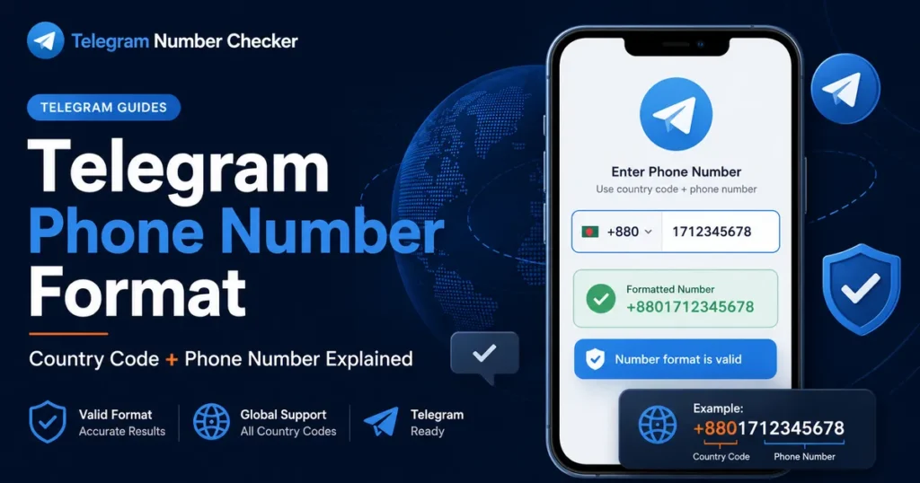 Telegram Phone Number Format